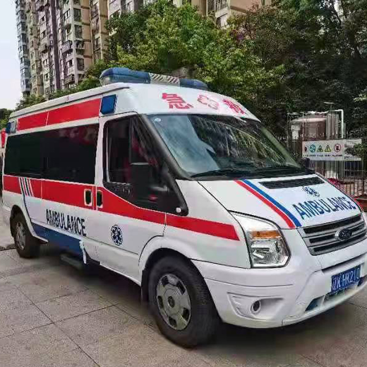 文殊镇长途救护车护送病人返乡
